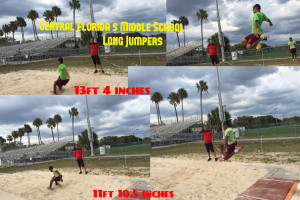 Ahmad and Dannuta became well rounded track athletes excelling in long jump and running events in 5 weeks.